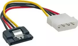 InLine Molex – SATA, 0,3 m, įvairių spalvų (29670D)