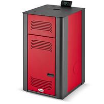Granulinė krosnelė su vandens kontūru BLIST TERA (18–40 kW) Raudona TERA 18
