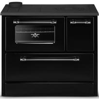 Krosnelė-viryklė su vandens kontūru OMEGA 701T (16,2 kW) Juoda Kairė