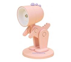 LED stalinis šviestuvas LED/0,06W/3xLR41 rožinis dinozauras