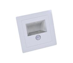 LED laiptų šviestuvas su judesio ir sutemų jutikliu LED/3W/230V 6000K balta