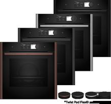 Įmontuojamoji orkaitė su garų funkcija Neff N 90, Flex Design, B69FY3CY2, 71 l