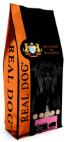 Real Dog Puppy-Junior All Breeds su kiauliena ir ryžiais 20kg