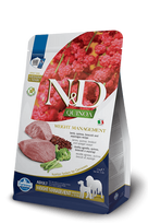 FARMINA N&D QUINOA - DOG Dry WEIGHT MANAGEMENT Lamb&Broccoli ADULT MED&MAX 2,5 kg