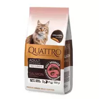 QUATTRO 1,5 kg Adult Salmon & Krill visavertis sausas pašaras suaugusioms jautrioms katėms su lašiša ir kriliu,