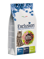 Exclusion Mediterraneo Monoprotein sausas pašaras katėms su vištiena, 1,5 kg