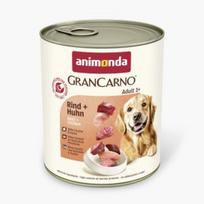 Animonda GranCarno Adult Beef + Chicken: konservai šunims su šviežia jautiena ir vištiena, 800 g