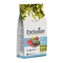 Exclusion Mono Protein begrūdis sausas pašaras šuniukams, su tunu, M 3kg      