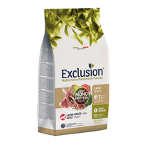 Exclusion Mono Protein Mediterraneo sausas pašaras didelių veislių šunims su ėriena, L, 12 kg