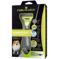 FURminator deShedding šukos ilgaplaukiams šunims XS