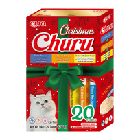 Churu Xmas dovanų dėžutė su tunu, vištiena, vištiena ir sūriu 20 vnt