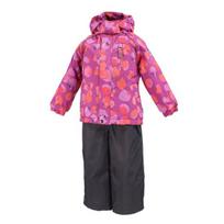 Huppa Komplektas (striukė + kombinezonas), fuchsia pattern/ gray, 92