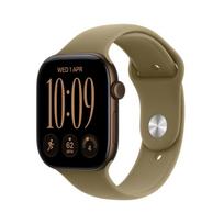 Išmanusis laikrodis Apple Watch Series 12 GPS + Cellular 42mm Dark Bronze Aluminium Case with Olive Sport Band - S/M - MJG44ET/A