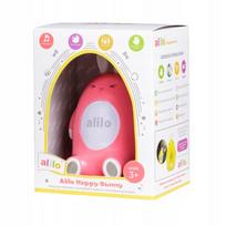 Vaikiška naktinė lempa Alilo Happy Bunny, rožinė