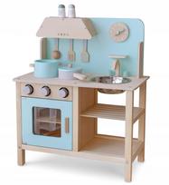 Vaikiška medinė virtuvėlė su priedais WOODEN VINTAGE W025
