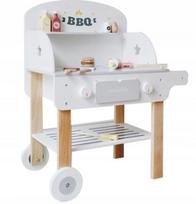 Medinis vaikų grilis NUNUKIDS BBQ su dideliu priedų rinkiniu