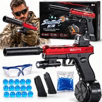 Automatinis vandens rutuliukų pistoletas GEL BALL GUN Glock su 15 000 rutuliukų