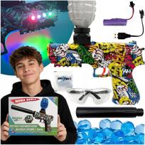Automatinis gelio kamuoliukų šautuvas su baterija Gel Gun Shines
