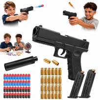 Žaislinis pistoletas su minkštomis kulkomis, GLOCK modelis