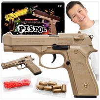Vaikiškas žaislinis pistoletas Glock/Beretta su šoviniais