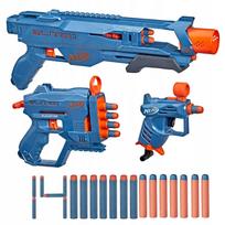 Nerf Elite 2.0 šautuvų rinkinys: 3 paleidikliai, 2 pistoletai, šautuvas, strėlės
