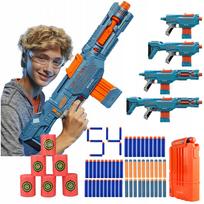 Nerf Elite 2.0 Echo šautuvo rinkinys 4in1 su dėtuvu, strėlėmis ir taikiniais