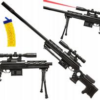 Šautuvas SNIPER RIFLE, 115 cm, plastikiniai šoviniai, su lazeriu