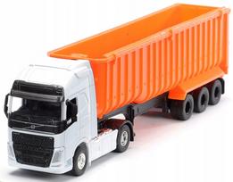 Metalinė sunkvežimio Volvo FH 600 vilkiko su puspriekabe modelio miniatiūra Welly