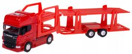 Metalinis sunkvežimio modelis SCANIA V8 R730 su autovežiu, 1:64, Welly