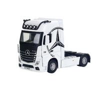 Modelinis sunkvežimis 1:24 MERCEDES-BENZ ACTROS, baltas, su garsais ir šviesomis