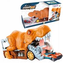 Vaikiškas sunkvežimis su mašinėlėmis ir dinozauru WOOPIE