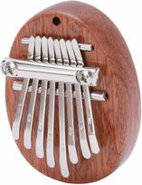 Mini kalimba, 8 natų, su pintu dirželiu