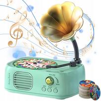 Muzikinis žaidimas vaikams su 96 kortelėmis, mėlynos spalvos