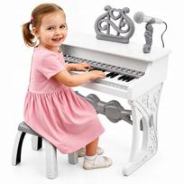 Vaikiškas elektroninis pianinas su mikrofonu, 37 klavišai, MP3 įrašymas