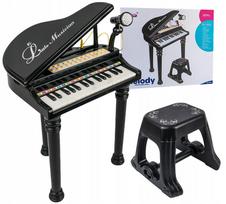 Vaikiškas pianinas su MP3, mikrofonu ir kėdute, mokomasis rinkinys