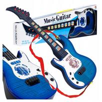 Vaikiška gitara su 5 melodijomis, ukulelės garsais ir LED šviesomis