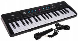 Vaikiškas pianinas su mikrofonu, muzikinis edukacinis žaislas