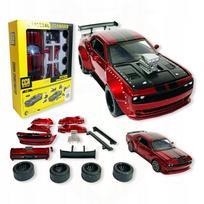 Žaislinis Dodge Challenger automobilio modeliukas su tiuningo rinkiniu, 1:36