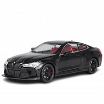 Metalinė BMW M4 1:24 modeliukas, juodas, su garsais ir šviesomis