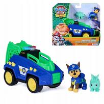 Žaislinis PSI PATROL „Chase“ dinozauro gelbėjimo automobilis su šuns figūrėle