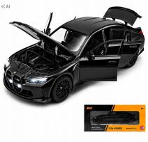 BMW M3 CS LCI 1:24 licencijuotas modelis, su LED apšvietimu ir garsu