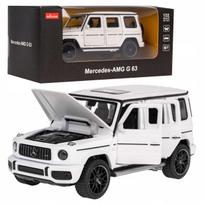 Modelinis automobilis Mercedes-AMG G63 RASTAR, baltas, 1:32, metalinis korpusas, atidaromos durelės