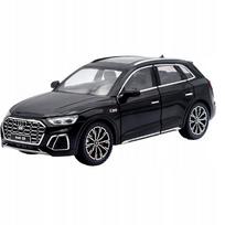 Automobilio modelis AUDI Q5 1:24, metalinis, juodas, su garsais ir šviesomis