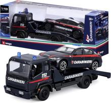 Automobilių vilkikas BBurago Carabinieri, 1:43, metalinis modelis, nuo 3 metų