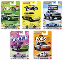 Matchbox CANDY SERIES automobilių rinkinys, 5 vnt., HVV75