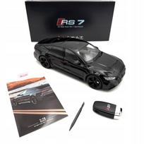 Audi RS7 1:18 mastelio nuotolinio valdymo modelis BLACK EDITION