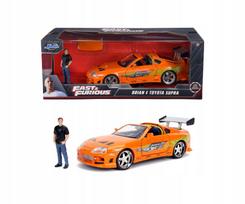 Kolekcinis automobilio modelis JADA Fast & Furious 1995 Toyota Supra 1:24 su Paul Walker figūrėle