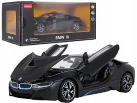 Metalinis BMW i8 modelis 1:24 RASTAR, atidaromos durys ir bagažinė