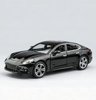 Žaislinis automobilis PORSCHE Panamera su atidaromomis durimis, LED apšvietimu ir garsu