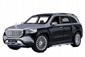 Metalinis MERCEDES GLS600 visureigio modelis 1:24, juodas, su garsu ir šviesomis